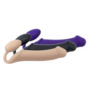 Image de Strap-on-me Gode Ceinture Semi R&eacute;alistique Strap On Me XL Violet
