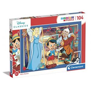 Image de Clementoni Puzzle 104 pièces - Pinocchio - - Puzzle