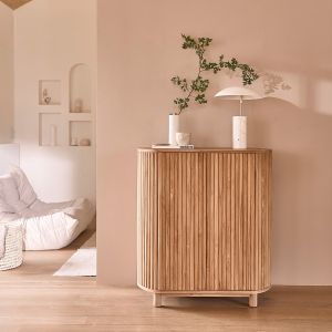 Bois Dessus Bois Dessous Buffet en teck massif 90 cm