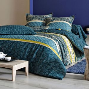 Housse de couette CUZCO POLYCOTON 140x200 bleu