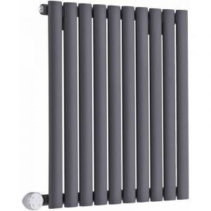 Hudson Reed DRAH04E - Radiateur design &eacute;lectrique horizontal Vitality 63,5cm x 59,5cm x 5,5cm
