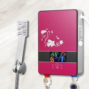 TEMPSA Chauffe eau Electrique 6500W Instantan&eacute; Pommeau de Douc Affichage N &eacute;rique 220V