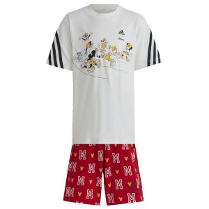 Adidas Ensemble T-shirt x Disney Mickey Mouse Blanc, pointure 122 cm - Blanc - Taille 122 cm