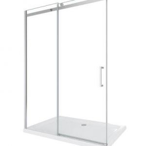 Porte de douche de 8 mm pour installation en niche H.190 avec overture coulissante et rèversible – 130 cm