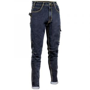 Cofra V495-0-00.Z50 CABRIES Jeans 70% Coton 28% Polyester 2% &eacute;lasthanne 330 g/m&sup2; Bleu Jeans Taille 50