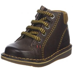 Kickers WAZZOU, Bottes & Bottines Classiques Gar&ccedil;ons, (Marron Fonc&eacute; 92), 25 EU