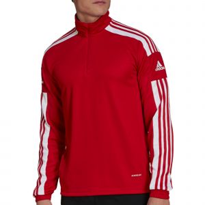 Adidas SQUADRA21 Training Sweat-Shirt De Formation Homme, Puissance De L'Équipe Rouge/Blanc, M