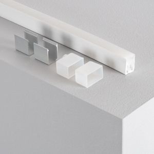 Efectoled - Profilé Néon sflex 12x20 Courbe Latérale pour Rubans led IP20 jusqu'à 10 mm 1 m