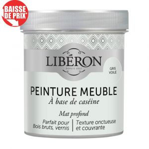 Liberon Peinture Meuble Caséine 0.5L Gris Voile