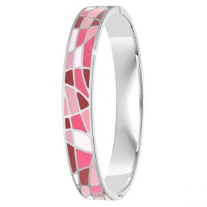 Jonc Femme So Charm - B3076 - Bracelet Email Argent&eacute;