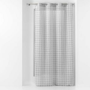 Rideau Voilage à Œillets "Karrona" 140x240cm Gris rix
