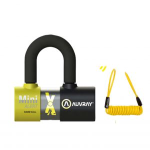 Auvray Antivol BLOCK DISC XTREM MINI ALERT CLASSE SRA + CORDON DE RAPPEL