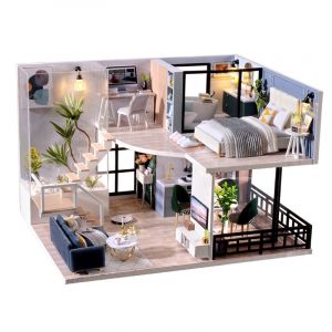 Dam Duoplex temps accueillant. Maquette 3d r&eacute;aliste.