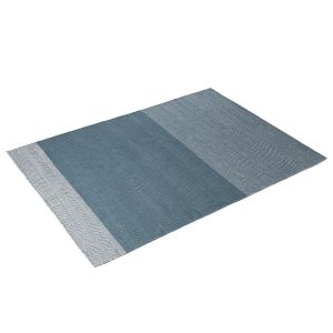 Muuto Tapis Varjo / 200 x 300 cm - Tissé main bleu en tissu