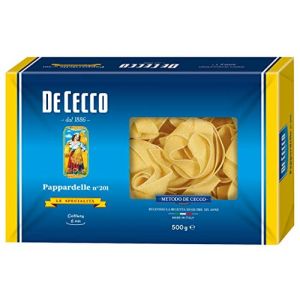 De cecco Pappardelle 201 [Pâtes haute qualité] [Boîte de 500g]