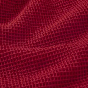 Tissu coton Nid d'Abeille vendu au mètre(...) - Grenat Rouge