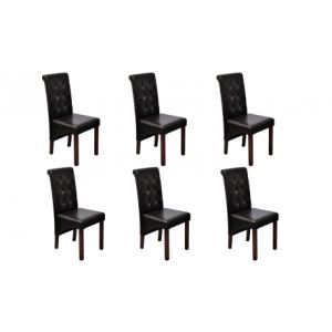 Image de VidaXL 6 chaises antiques en simili cuir
