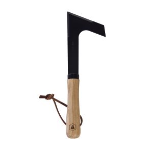 Laguiole 40269056, Couteau Grattoir D&eacute;sherbeur Noir et Bois, Jardinage, Outil de Jardin, Ergonomique, Manche en Bois de Fr&ecirc;ne Naturel, Lame Acier Inoxydable