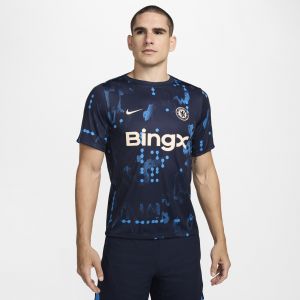 Nike Chelsea T-shirt d'Entra&icirc;nement Dri-FIT Academy Pro Avant-Match - Bleu Fonc&eacute;, pointure X-Small - ['Bleu'] - Taille X-Small