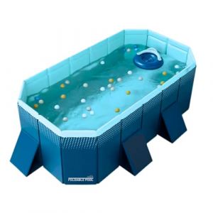 INDUSTEX Piscine Pliable Foldable Pool, Piscine pour Enfants et Adultes Portable, Amovible, Baignoire, adapt&eacute;e aux Enfants - N'inclut Pas Les Composants