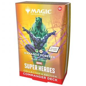 Hasbro Magic: The Gathering Marvel Super Heroes Collector&rsquo;s Edition Commander Deck - Wakanda Forever