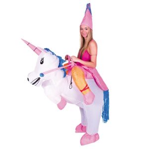 D&eacute;guisement licorne gonflable adulte Taille Unique