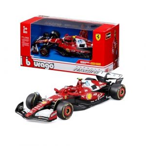 Bburago Ferrari SF-25 F1 2025#44 Hamilton, Voiture Diecast &agrave; l'&eacute;chelle 1:43, r&eacute;plique d&eacute;taill&eacute;e de la Ferrari Formula 1 monoplace, Licence Officielle Ferrari, &acirc;ge recommand&eacute; 3+ Ans