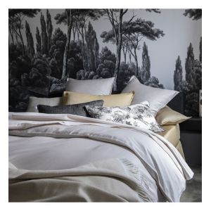Alexandre Turpault Housse de couette en satin de coton lune 200x200