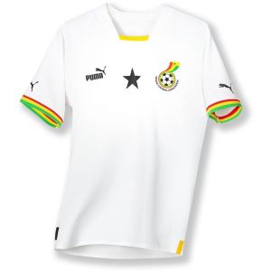 Puma Ghana Maillot Domicile Coupe Du Monde 2022, pointure X-Large - Blanc - Taille X-Large