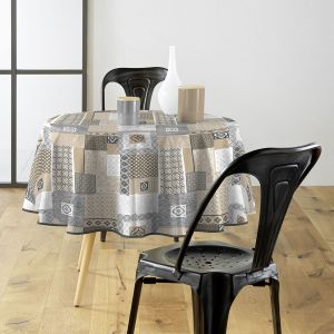 Image de Nappe ronde PVC 160 cm Costa