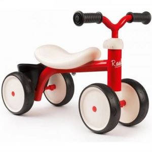 Smoby Porteur Trotteur Métal Rookie Rouge