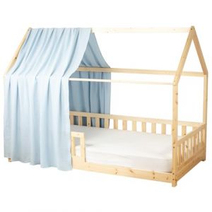 Sevira Kids Ciel de lit cabane gaze coton jeanne