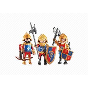 Image de Playmobil 6379 Knights : 3 chevaliers du Lion impérial