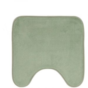 Douceur D'int&eacute;rieur - Tapis contour wc vert sauge Sauge 45x45 cm