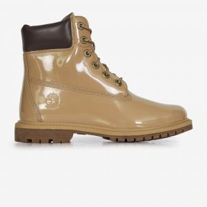 Timberland 6 Inch Patent Beige