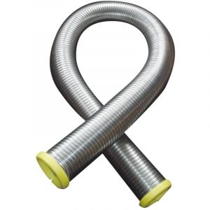 Poujoulat Tubage flexible Diamètre 150 Starflex Inox Double peau à la coupe