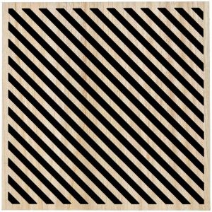 Atmosphera Panneau d&eacute;coratif mural Eileen 58x58cm rayures cr&eacute;ateur d'int&eacute;rieur