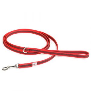 Image de Julius K9 218 Gm-r-s2 Super Dog Grip Laisse avec Poignée, Rouge/Gris