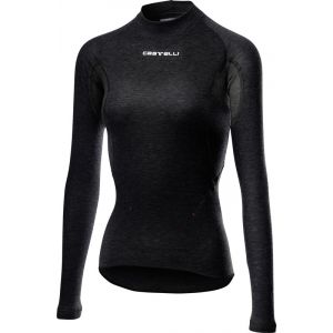 Castelli Maillot de corps manches longues femme flanders 2 w warm noir m