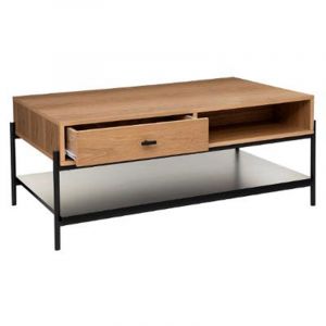 Table B e 2 Tiroirs Design "Simon" 100cm Beige Prix