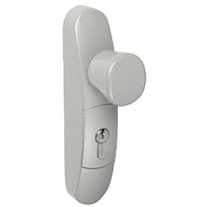 Jpm Demi ensemble réversible à bouton fixe pour cylindre profil européen blanc - EN3600-39-0A