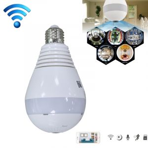 Image de Caméra IP ampoule 360 degrés intelligente sans fil IP wifi, carte de soutien TF 64 Go max