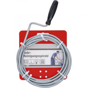 BGS Technic Furet de canalisations pour deboucher 3 m x 6 mm pour lavabo douche