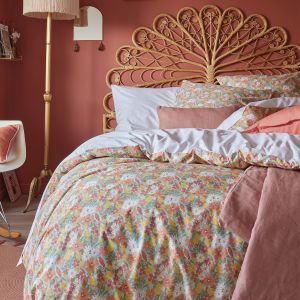 Essix Parure imprimée en percale de coton multicolore 260x240