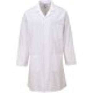 Portwest Blouse de laboratoire Standard 100% Coton Blanc XS