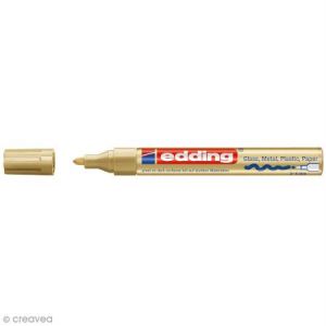 Edding 4-750-9-053 Marqueur peinture Pointe Moyenne Or