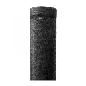 Brise vue 350 g/m² occultation élevée H1m03 - Longueur en mètres : 5 - Noir