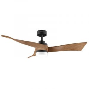 Cecotec Energysilence Aero 5285 Darkwood Ventilateur de Plafond avec Lumière 40W Bois