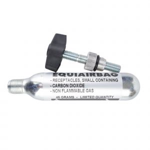 Kit de recharge avec cartouche de dioxyde de carbone Equiairbag