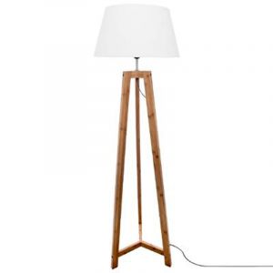 Image de Atmosphera Lampadaire Design "Bambou" 153cm Naturel